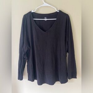 ✨3/$10✨ Falls Creek Women's Black V-Neck Top